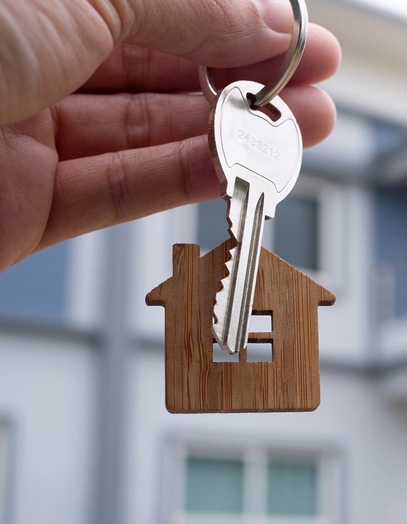 house key new home real estate