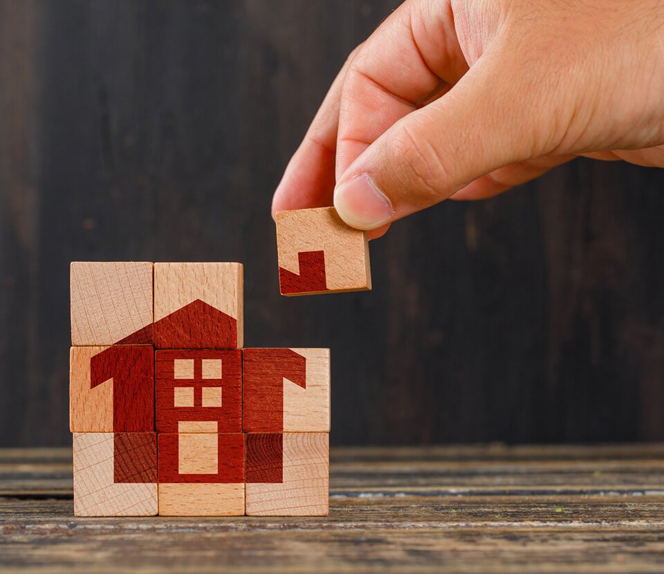 Building a home out of blocks